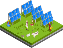 ソーラーシェアリング<br>（営農型太陽光発電設備）<